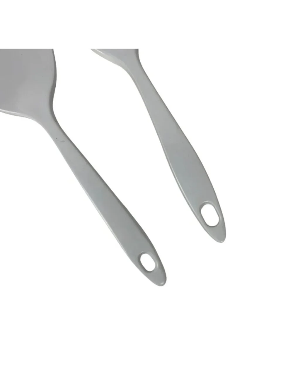 Ekco Melamine Spatula Turner Set Of 2 White Lightweight Durable Kitchen Utensils